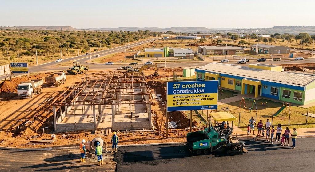 57 creches construídas